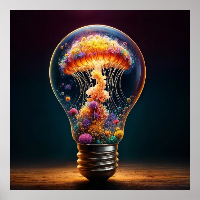 Fantasy glass luminatic cretivity poster (Framsidan)