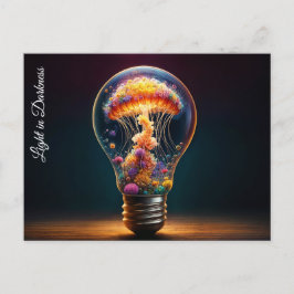 Fantasy glass luminatic cretivity vykort