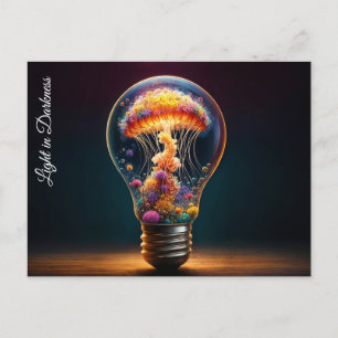 Fantasy glass luminatic cretivity vykort