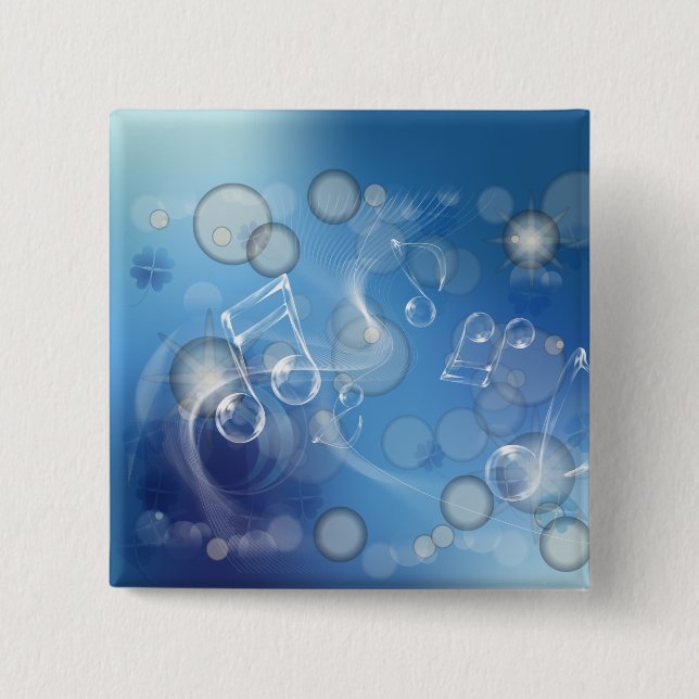 Fantasy Glass Musik noter Knapp (Framsida)
