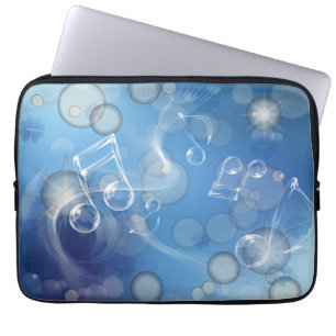 Fantasy Glass Musik noter Laptop Sleeve
