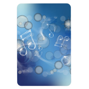 Fantasy Glass Musik noter Magnet
