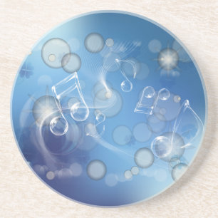 Fantasy Glass Musik noter Underlägg Sandsten