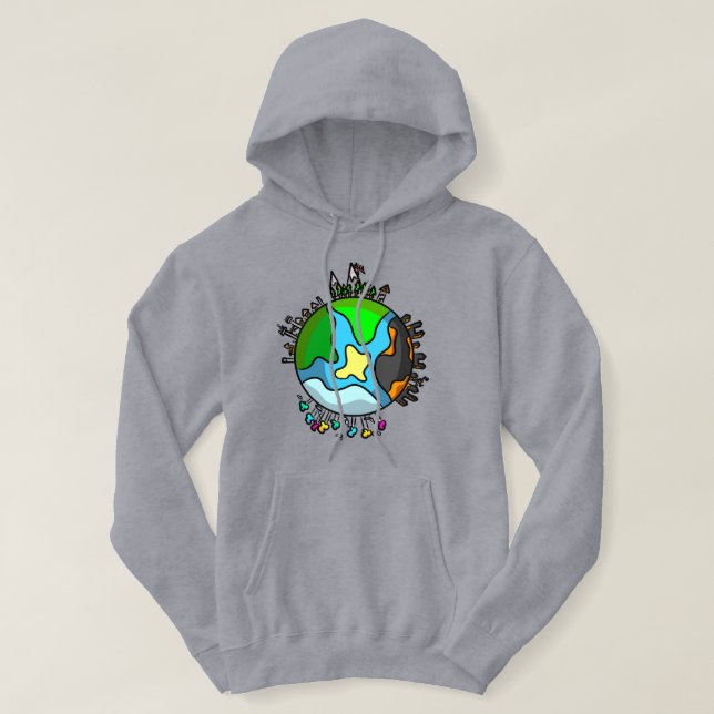 Fantasy Globe Hoodie (Design framsida)