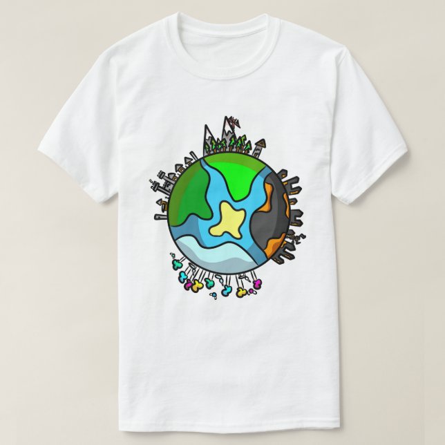 Fantasy Globe Shirt T (Design framsida)
