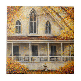 Fantasy Gothic-Revival Carpenter House  Kakelplatta