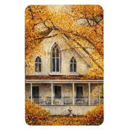 Fantasy Gothic-Revival Carpenter House  Magnet
