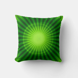Fantasy Grönt Art Design Abstrakt Pillow 20 Kudde