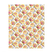 Fantasy gula rosor svarta grunge bläcklinjer 