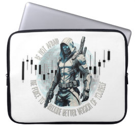 Fantasy handelsdesign | Cyberpunk | Självförbättri Laptop Fodral