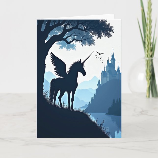 Fantasy Häst Födelsedagskort Kort (Framsida)