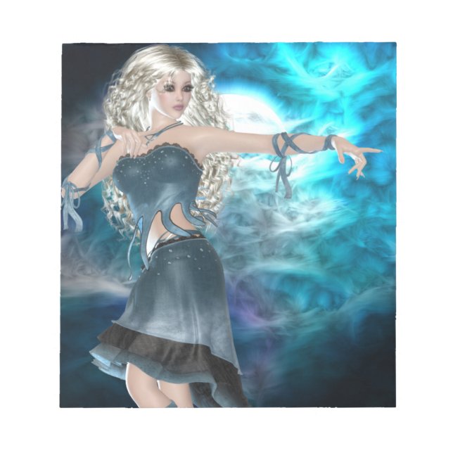 Fantasy Himlar Siren Anteckningsblock (Framsida)