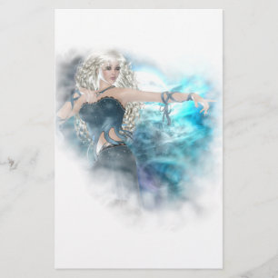 Fantasy Himlar Siren Vignette Brevpapper