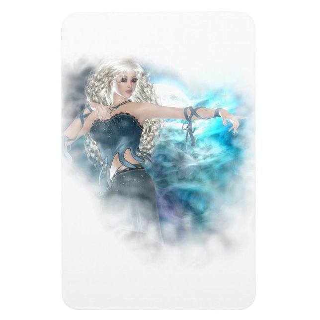 Fantasy Himlar Siren Vignette Magnet (Vertikal)