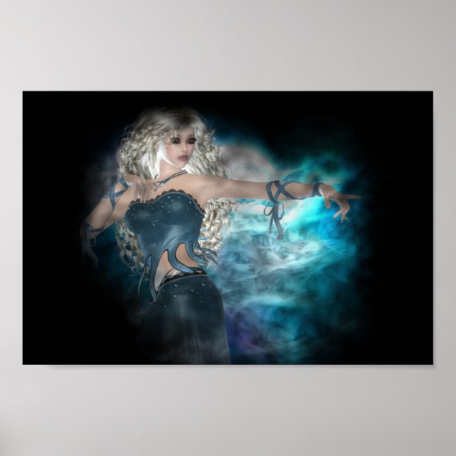 Fantasy Himlar Siren Vignette Poster (Framsidan)