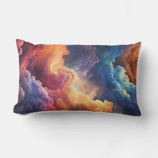 Fantasy Himmel Vibe dreamy Multicolor Cloudscape Lumbarkudde