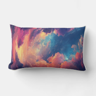 Fantasy Himmel Vibe dreamy Multicolor Cloudscape Lumbarkudde