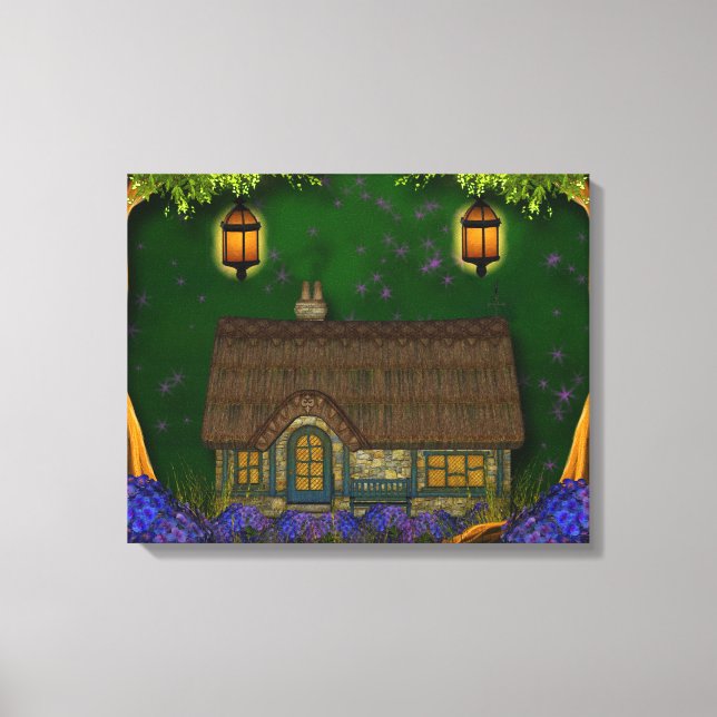 Fantasy Home Wrapped Canvas (Framsida)