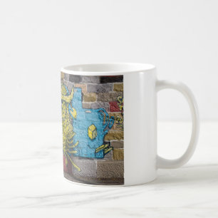 Fantasy Horned Uggla Graffiti Kaffemugg