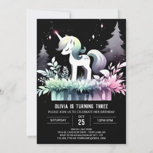 Fantasy Horse Birthday Inbjudningar