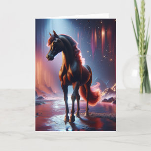 Fantasy Horse Birthday Kort