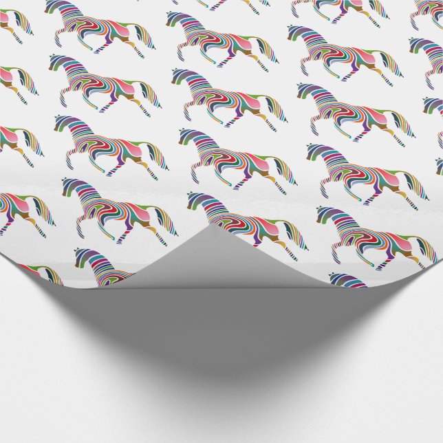 Fantasy Horse Giftwrap Presentpapper (Hörn)
