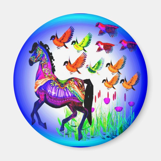 Fantasy Horse Magnet (Framsidan)