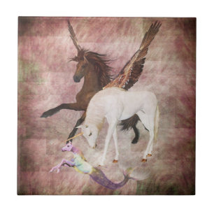 Fantasy Horses Kakelplatta