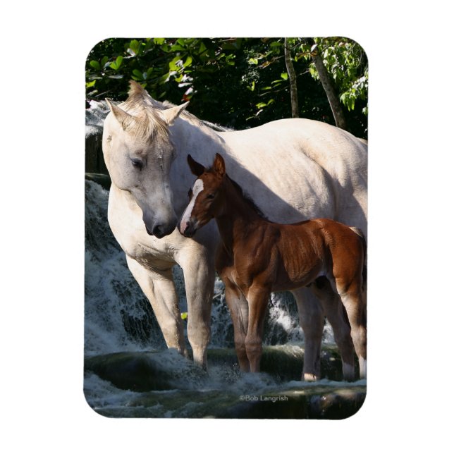 Fantasy Horses: Waterfall Magnet (Vertikal)