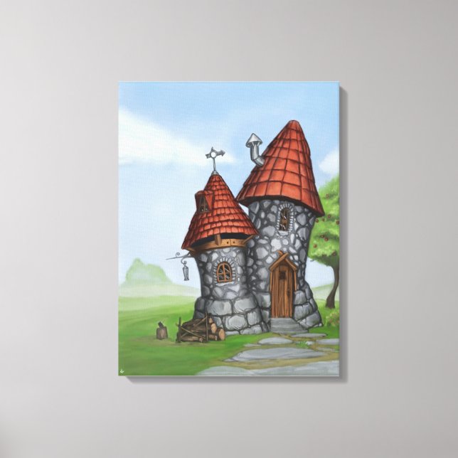 Fantasy house canvastryck (Framsida)