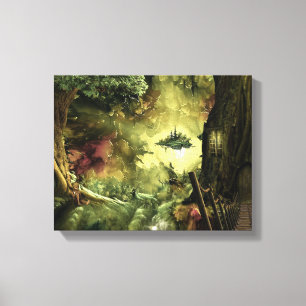 Fantasy i Amazonas Canvastryck