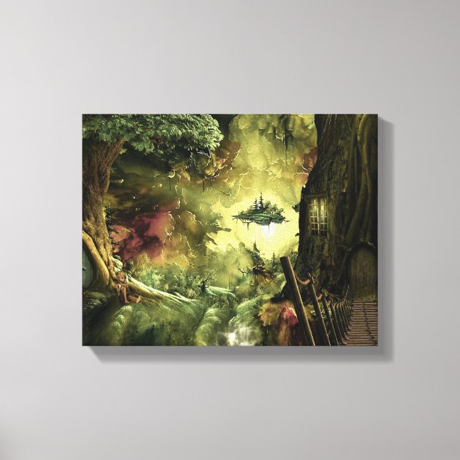 Fantasy i Amazonas Canvastryck (Framsida)