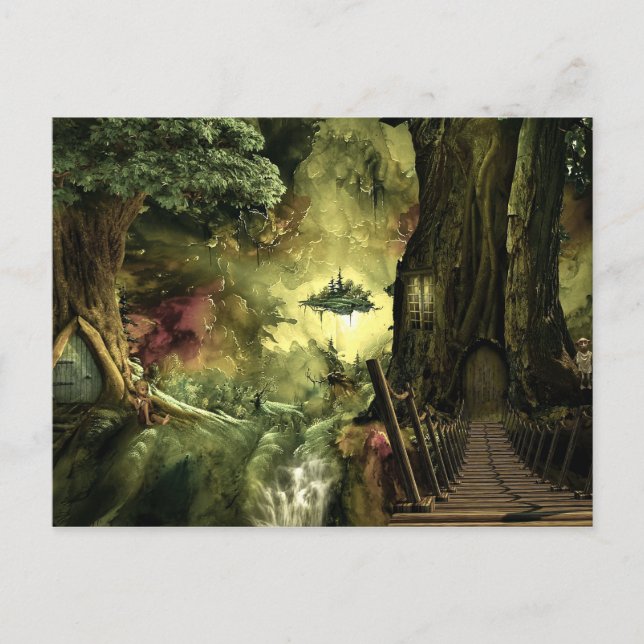 Fantasy i Amazonas Vykort (Framsida)