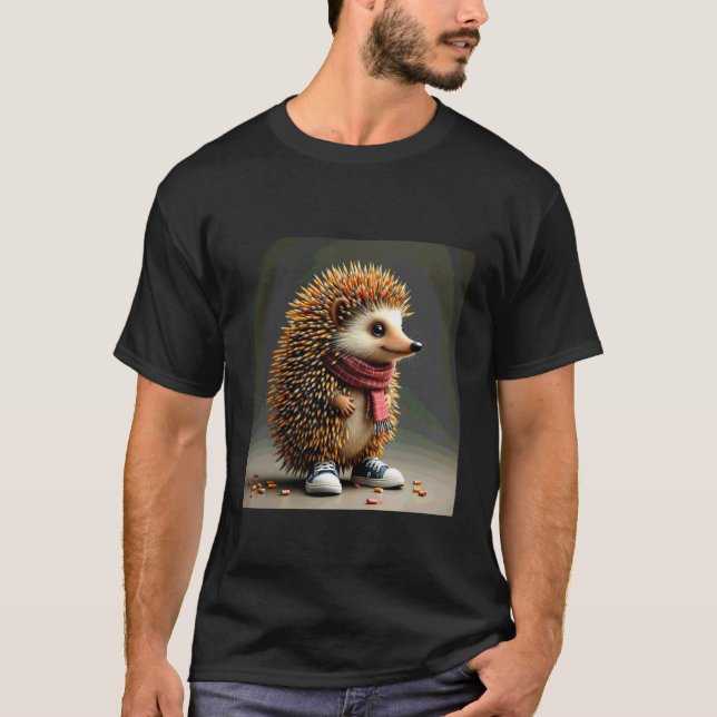 Fantasy Igelkott Vassa Taggar T Shirt (Framsida)