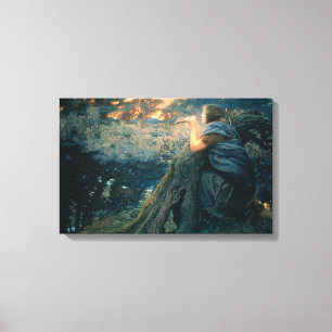 Fantasy in Twilight (av Edward Robert Hughes) Canvastryck