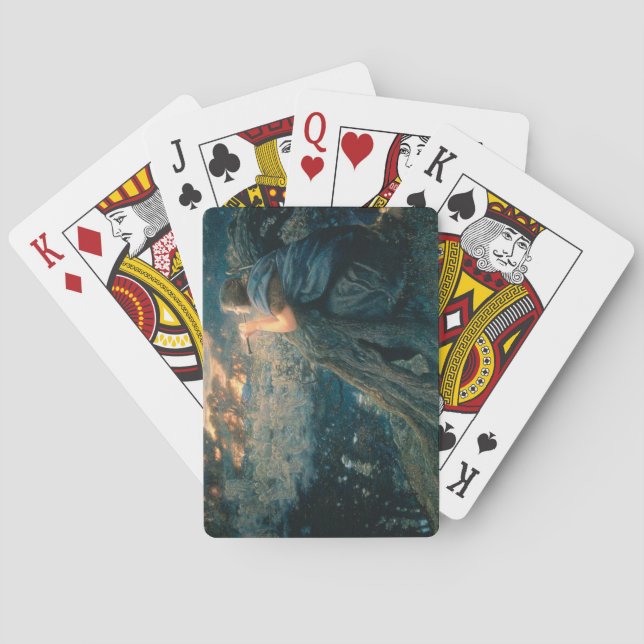 Fantasy in Twilight (av Edward Robert Hughes) Casinokort (Baksidan)