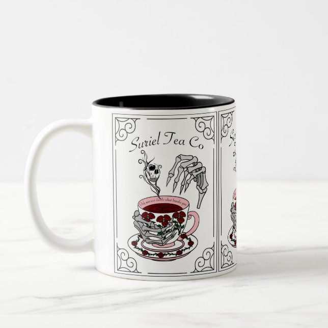Fantasy-inspirerad bokälskare-mugg Två-Tonad mugg (Vänster)