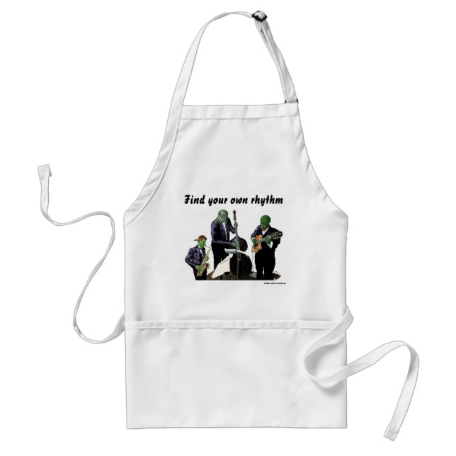 Fantasy Jazz Blues Musician Music Art Apron Förkläde (Framsidan)