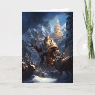 Fantasy julkort tack kort
