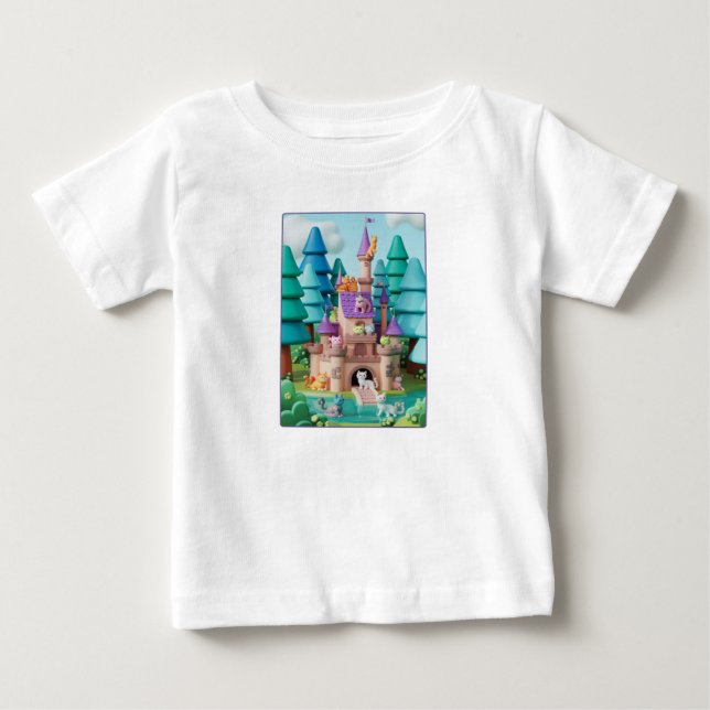 Fantasy Katt Slott  T Shirt (Framsida)