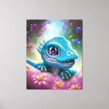 Fantasy Kawaii söt och ädel baby drake