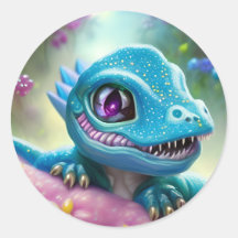 Fantasy Kawaii söt och ädel baby drake