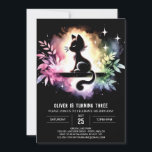 Fantasy Kids Cat Birthday Inbjudningar<br><div class="desc">Fantasy Kids Cat Birthday inbjudan gäster som ska ge sig in på ett spännande äventyr fyllt med vackra kattillustrationer och pulserande färg. Den här redigerbara digitala inbjudan kan enkelt anpassas till onlinen med dina unika händelsedetaljer, vilket skapar en personlig beröring som ökar den magiska atmosfären. Den här inbjudan är perfekt...</div>