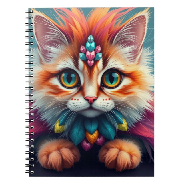 Fantasy Kitten Anteckningsbok (Framsidan)