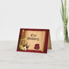 Fantasy Knight Medieval Pub Mitzvah Tack