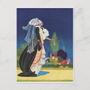 "Fantasy Lady" Vintage vykort