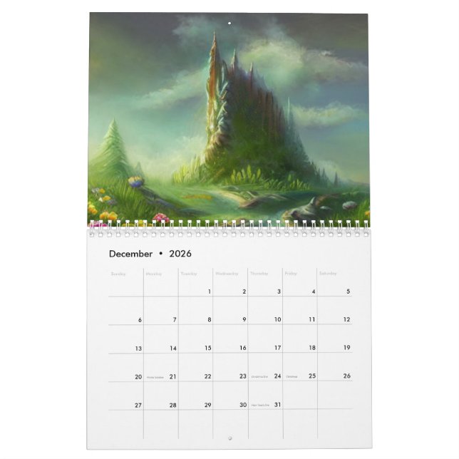 Fantasy Land Calendar Kalender (Dec 2026)