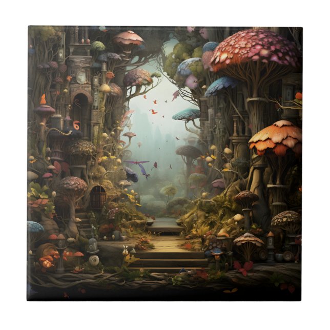 Fantasy Land Tile Kakelplatta (Framsidan)