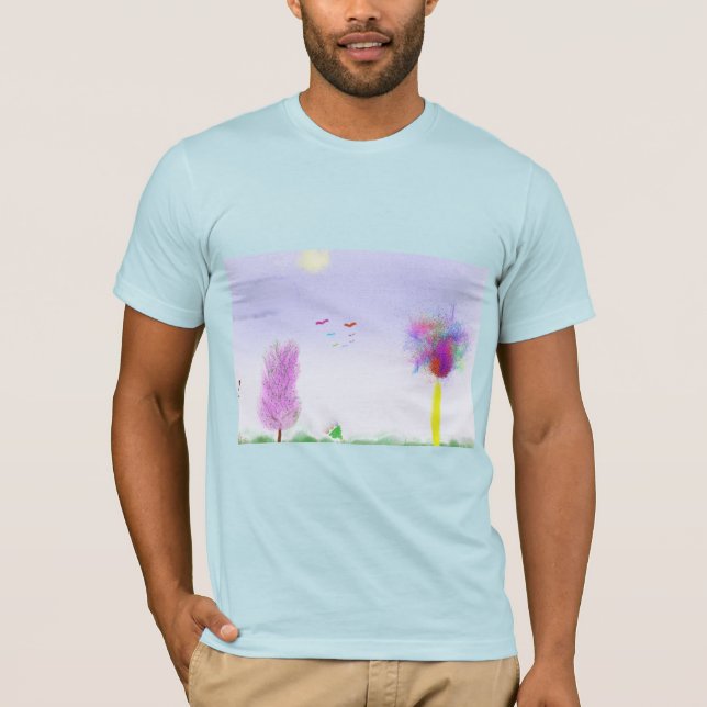 Fantasy Landscape Escape  T Shirt (Framsida)