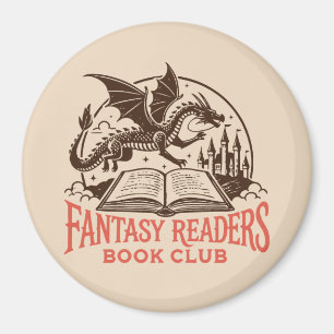 Fantasy läsarens bokklubb magnet